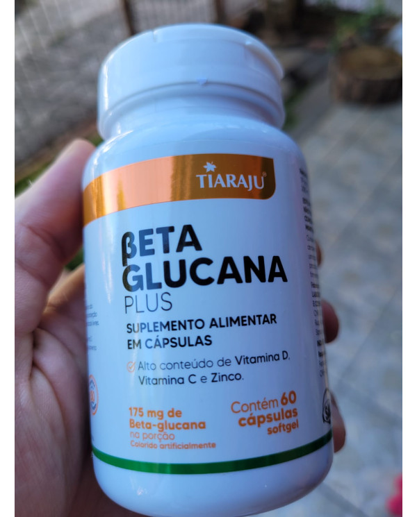 Beta Glucana Plus 60 Cápsulas - Tiaraju