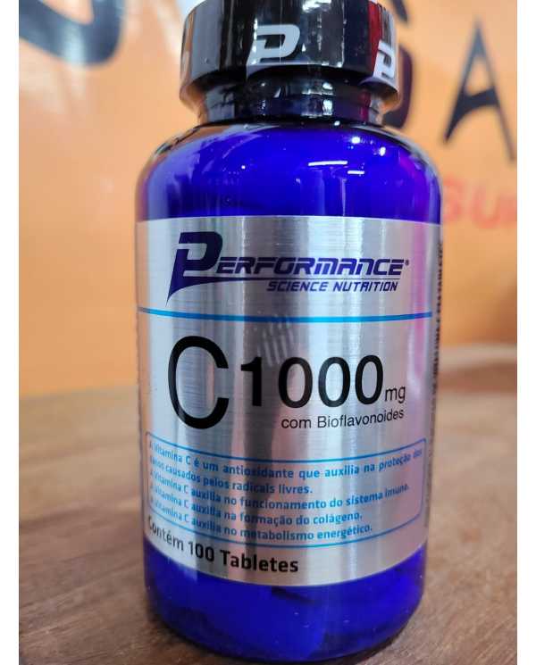 C1000mg 100 tabletes com Bioflavonoides - Performance Science Nutrition