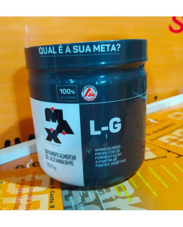 Glutamina L-G 300g Max Titanium