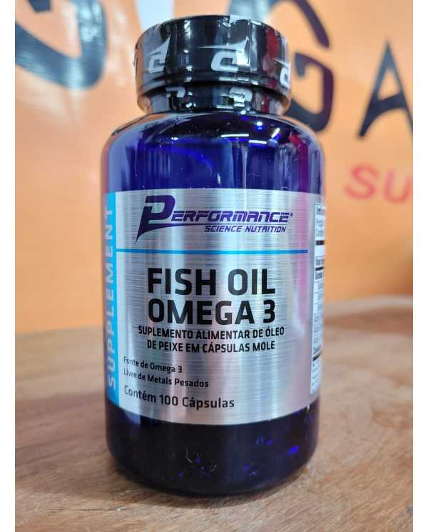 Fish Oil Omega 3 (óleo de peixe) 100 caps - Performance  Science Nutrition