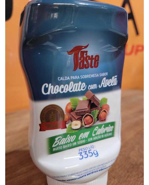 Calda de Chocolate com Avelã Baixa em Calorias - Mrs Taste